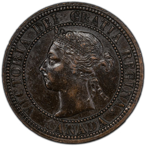 SOLD Canada 1890-H 1 Large Cent Coin - EF