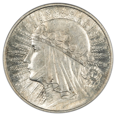 SOLD Poland 1932 10 Złotych Silver Coin