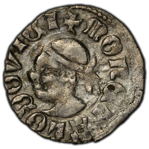SOLD Hungary 1373-1382 L.S. Lajos I Denar Silver Coin