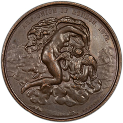 Great Britain 1872 Art Union of London 57mm Bronze Medal BHM-2938
