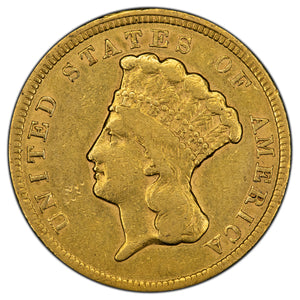 SOLD United States 1854 $3 Three Dollars Gold Coin - Perfect Type Piece!