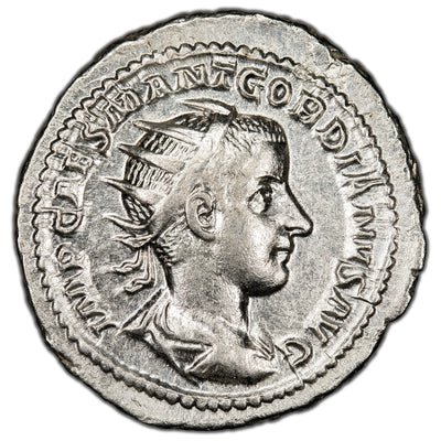SOLD Ancient Rome Imperial AD 240 Gordian III AR Antoninianus RIC 36 - Cleaned