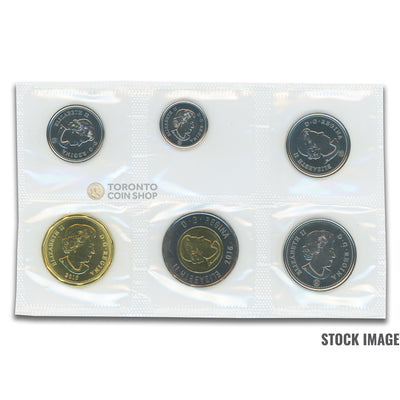 Canada 2016 6-Coin PL Proof-Like Mint Coin Set - Plastic Only