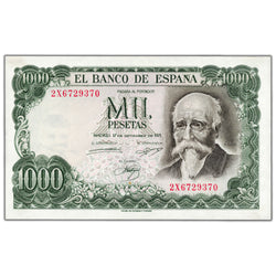 Spain 1971 1000 Pesetas Note P #154 - Choice Uncirculated