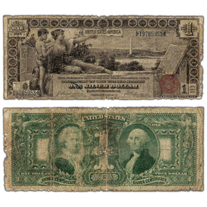 United States 1896 $1 Silver Certificate Note - Circulated