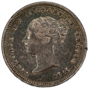 Great Britain 1853 Maundy 4d Fourpence Silver Coin