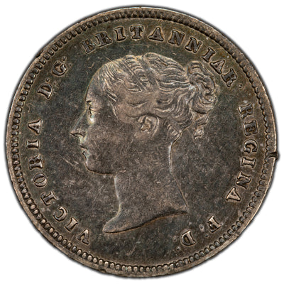 Great Britain 1853 Maundy 4d Fourpence Silver Coin