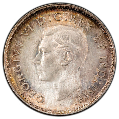 Canada 1944 10 Cents Dime Silver Coin - Choice Uncirculated