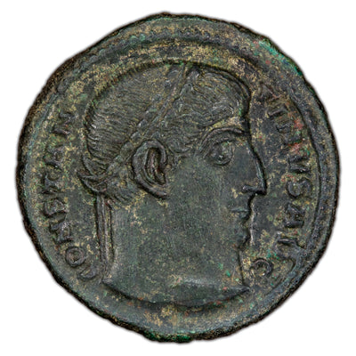 Ancient Rome AD 320-321 Constantine The Great AE Follis Coin RIC #101 Thessalonica