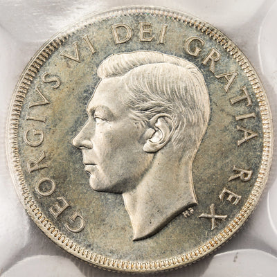 SOLD Canada 1949 $1 Silver Dollar Coin - ICCS MS-65