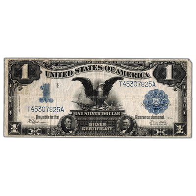 SOLD United States 1899 $1 Silver Certificate Note "Black Eagle" - Circulated