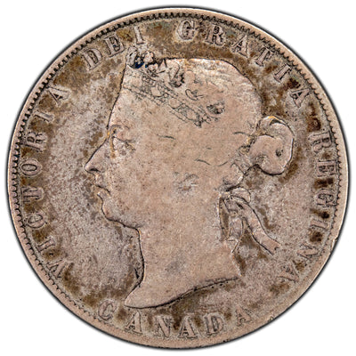 SOLD Canada 1899 Small 9 50 Cents Half Dollar Silver Coin - VG-8