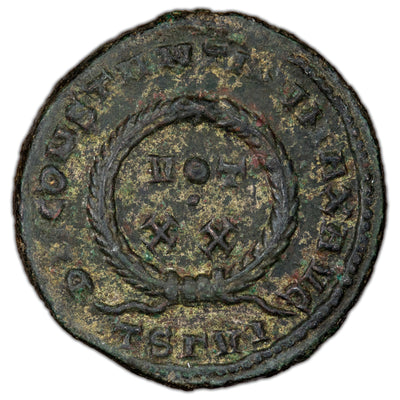 Ancient Rome AD 320-321 Constantine The Great AE Follis Coin RIC #101 Thessalonica