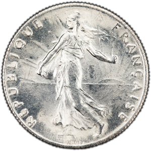 SOLD France 1917 50 Centimes Silver Coin