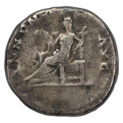 SOLD Ancient Rome 77-78 AD Titus Under Vespasian Denarius Silver Coin RIC II 972