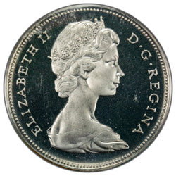 Canada 1967 $1 Silver Dollar Specimen Coin -  ICCS SP-67 UHC