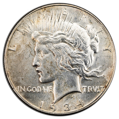 SOLD United States 1934 $1 Peace Dollar Silver Coin
