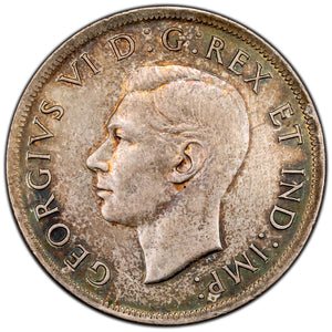 SOLD Canada 1938 $1 Silver Dollar Coin - VF-30 (hairlines)