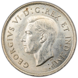 SOLD Canada 1937 50 Cents Half Dollar Silver Coin - MS-60