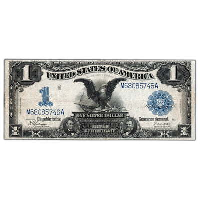 SOLD United States 1899 $1 Silver Certificate Note "Black Eagle" - Residue