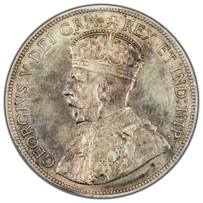 Canada 1931 50 Cents Half Dollar Silver Coin - ICCS VF-30