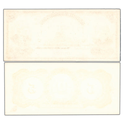 $5 1911 Banque D'Hochelaga Canada Front and Back Coloured Specimen Proofs