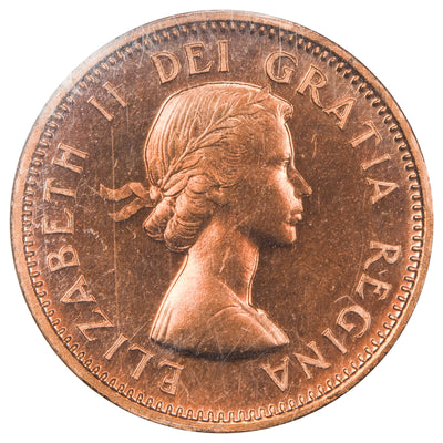 Canada 1954 SF 1 Small Cent Proof Like Coin - ICCS PL-65 Red