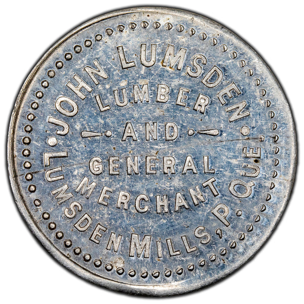 SOLD Canada Good For 25 Cents Token Lumsden Mills Quebec - The Toronto ...