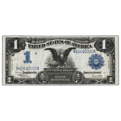 SOLD United States 1899 $1 Silver Certificate Note "Black Eagle" - VF