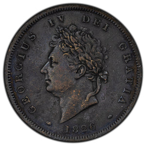 SOLD Great Britain 1826 1 Penny Coin KM #693