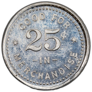 SOLD Canada Good For 25 Cents Token Lumsden Mills Quebec