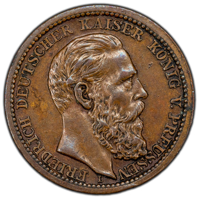 Germany Prussia N.D (1888) Friedrich III Death Medal