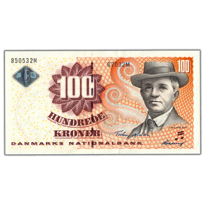 Denmark 2002 100 Kroner Note P #61a - Uncirculated