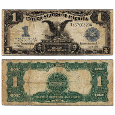 SOLD United States 1899 $1 Silver Certificate "Black Eagle" Note - Circulated