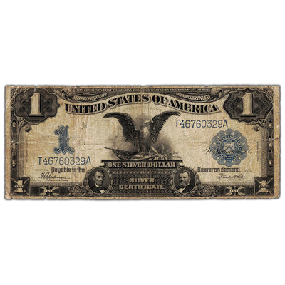SOLD United States 1899 $1 Silver Certificate "Black Eagle" Note - Circulated