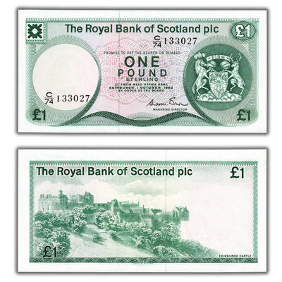 Scotland The Royal Bank 1983 1 One Pound P #341b - Ch UNC