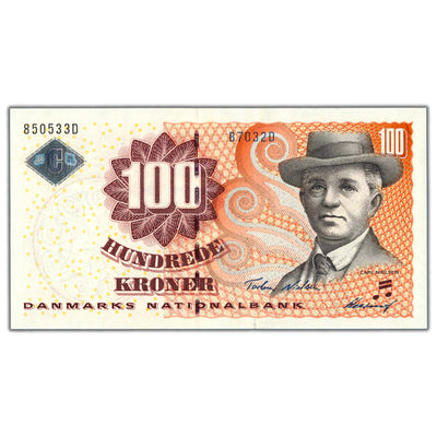 Denmark 2002 100 Kroner Note P #61a - Uncirculated