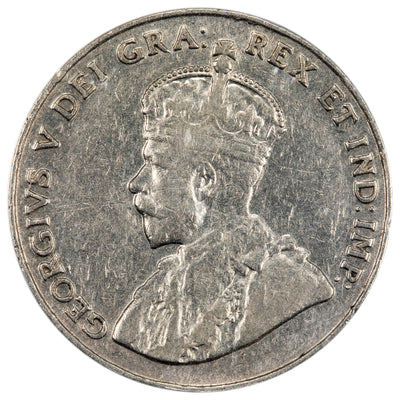 Canada 1926 Far 6 5 Cents Nickel Coin - ICCS F-15