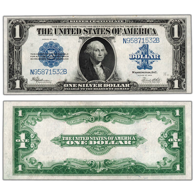 SOLD United States 1923 $1 Silver Certificate Note - AU