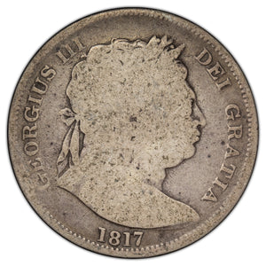 SOLD Great Britain 1817 Half Crown Silver Coin KM #667