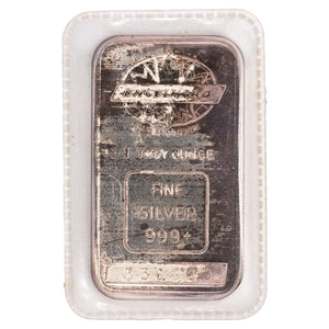 SOLD Engelhard Maple Leaf 1oz .999 Fine Silver Bar Sealed