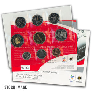 Canada 2009 Olympic 10-Coin PL Proof-Like Mint Coin Set - Envelope + COA