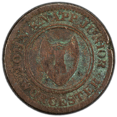 Great Britain 1813 One Farthing Token John Knapp Withers #1290