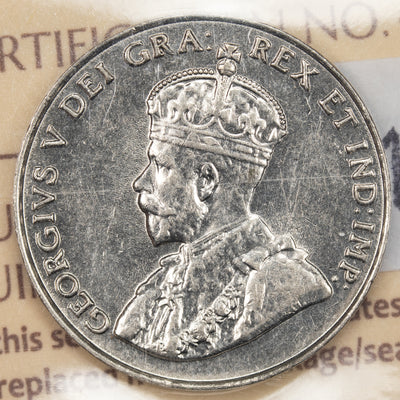 Canada 1935 5 Cents Nickel Coin - ICCS MS-60