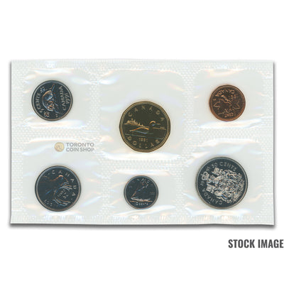 Canada 1991 6-Coin PL Proof-Like Mint Coin Set - Plastic Only