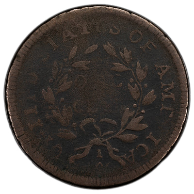 SOLD United States 1797 Plain Edge, Stems Draped Bust Large Cent - Filler