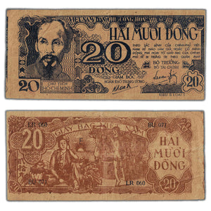 SOLD Vietnam ND (1948) 20 Twenty Dong Note P #25a