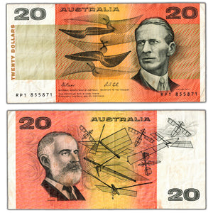 SOLD Australia ND (1974-94) $20 Twenty Dollars Note P #46h - Circulated