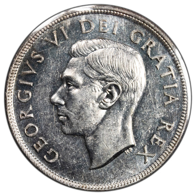 SOLD Canada 1948 $1 Silver Dollar Coin - ICCS MS-60