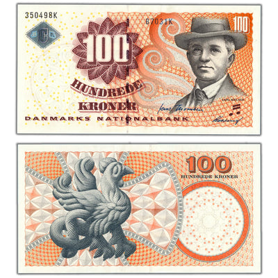 Denmark 2002 100 Kroner Note P #61a - Uncirculated